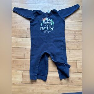 Sweater onesie. Sz 24 months. Force of Nature. Cozy and warm.